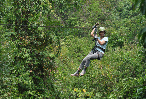 ท่องตะวันออก'สุดเหวี่ยงกับ Cable Rides-ลุยสวนสุภัทราแลนด์'